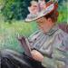 Madame Guillaumin Reading in the Garden